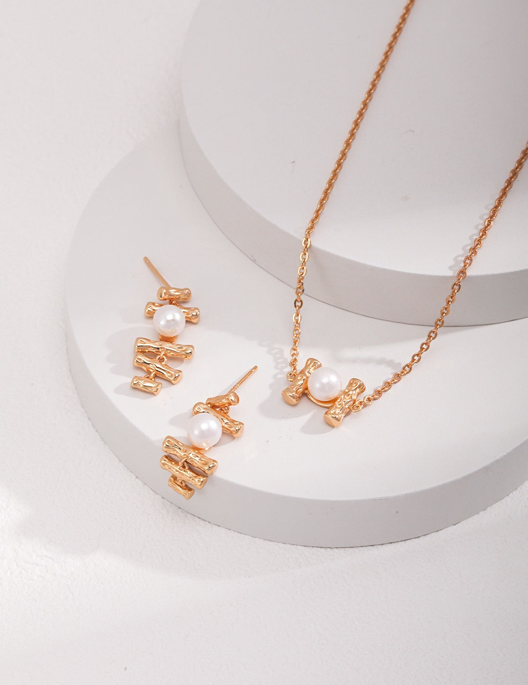 Celestial Vine Pearl Necklace