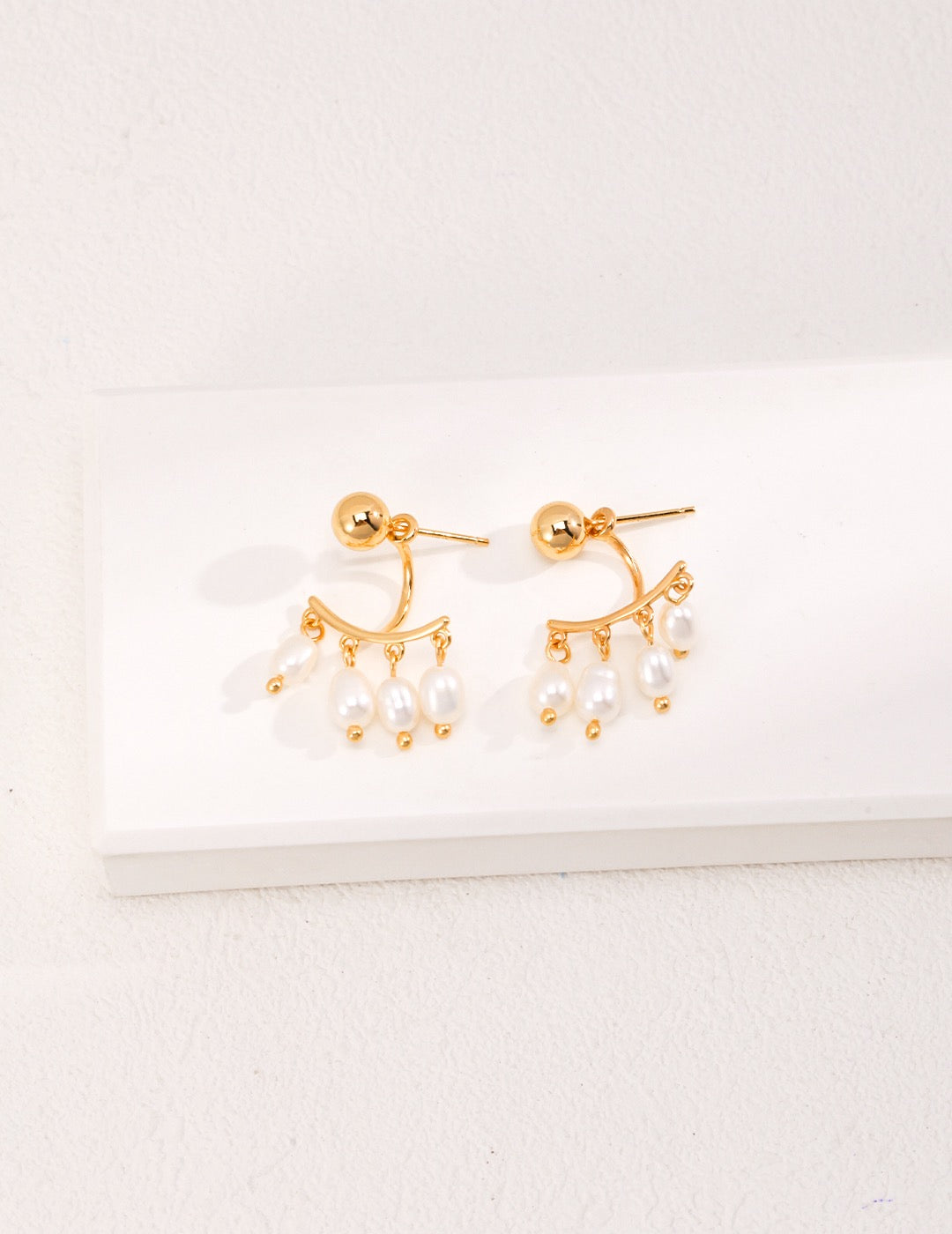 Pearl Rainfall Earrings