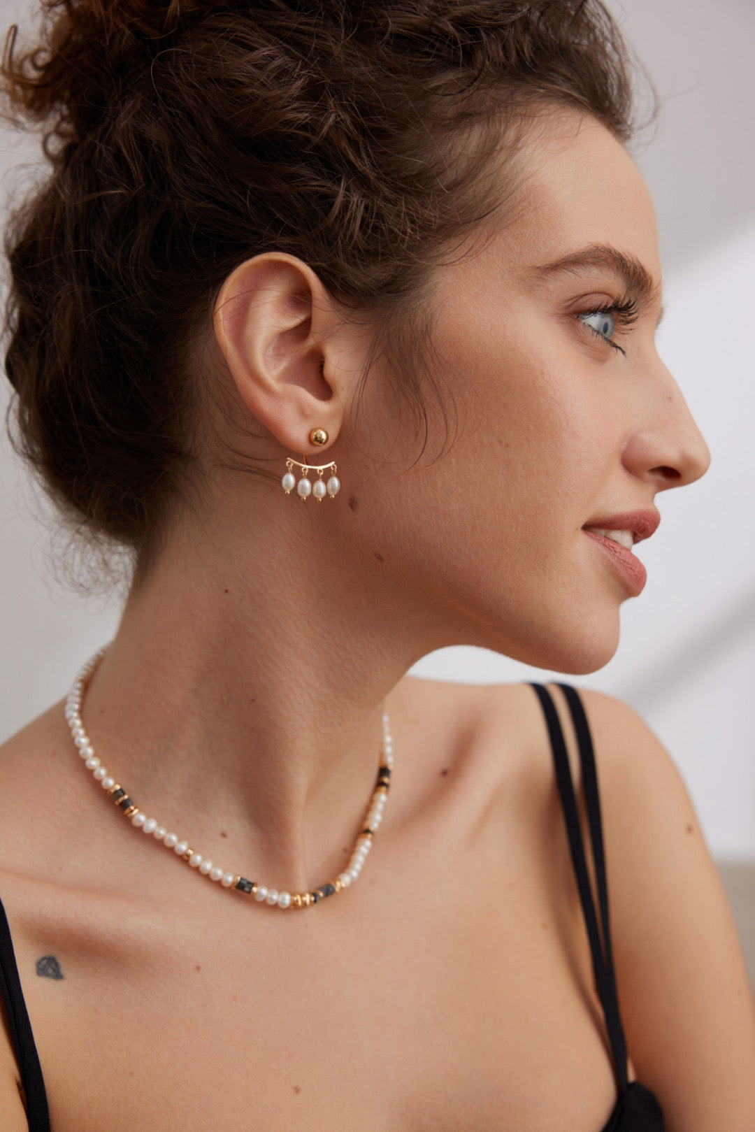 Pearl Rainfall Earrings