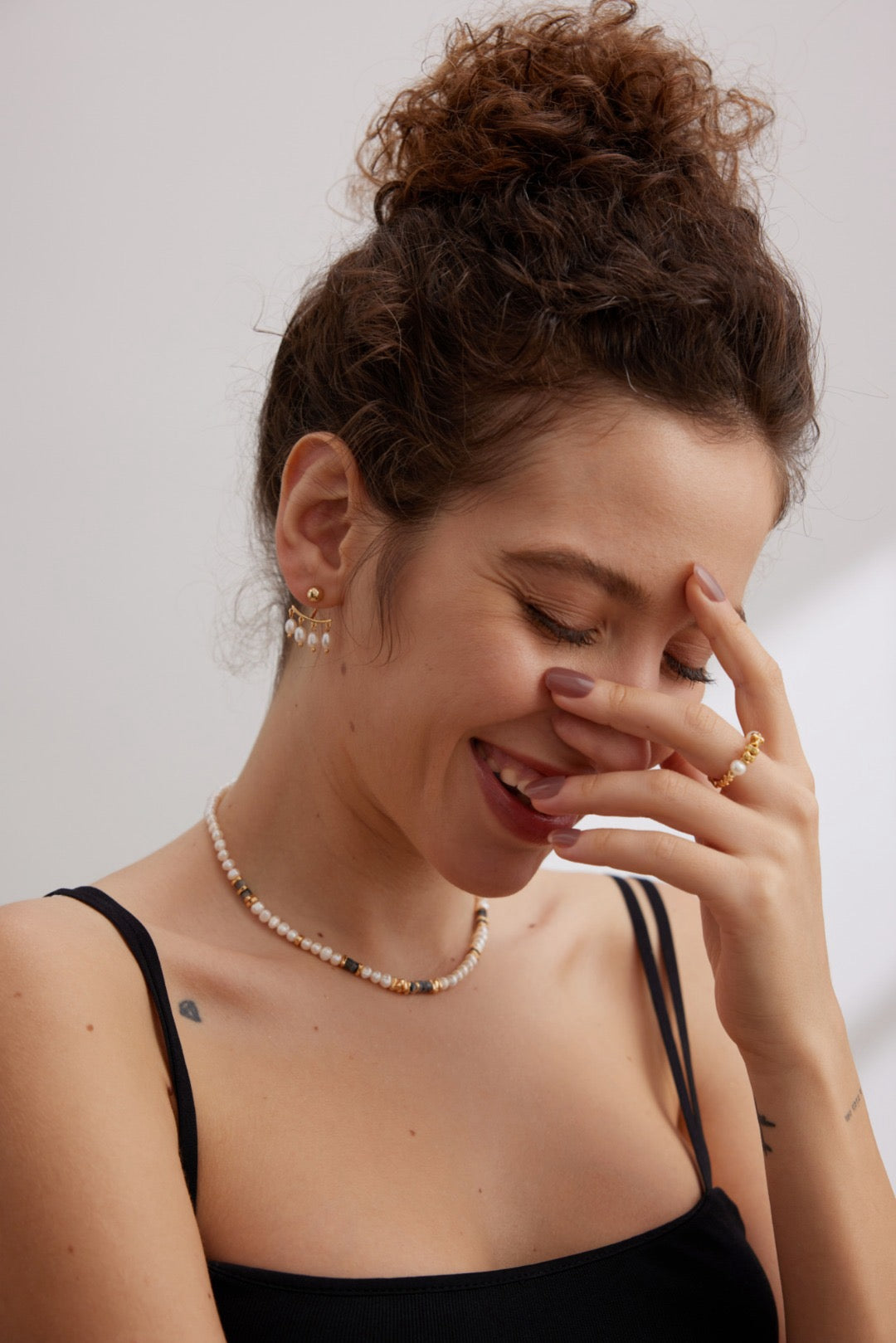 Pearl Rainfall Earrings