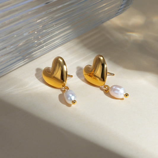 Amour Pearl Drop Earrings