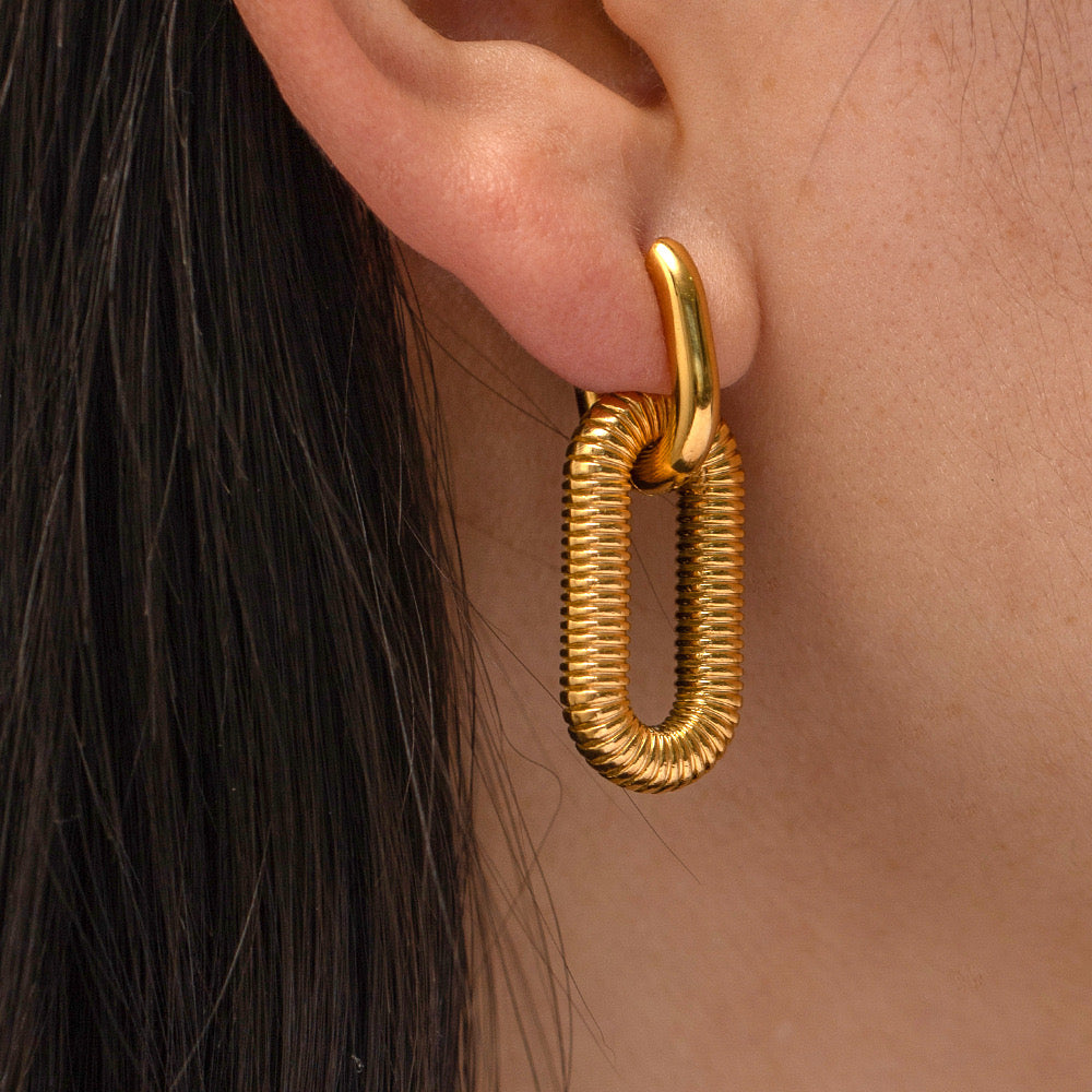 Solar Loop Earrings